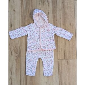 Baby Gap Pink Floral Set